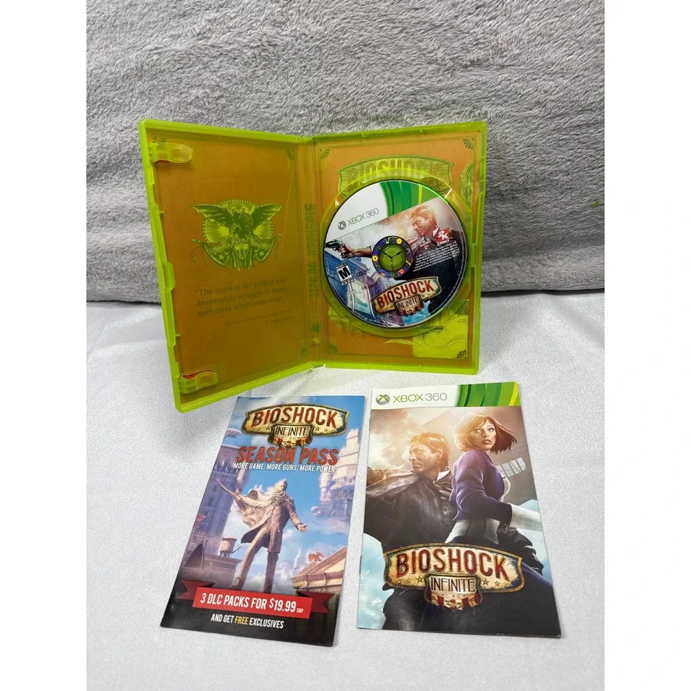 2K Games Bioshock Infinite Xbox 360 Green Shooter Video Game